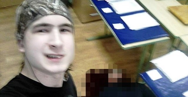 Öğretmeninin boğazını kesip cesediyle selfie çekildi