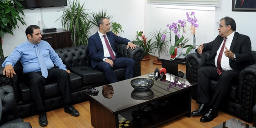 Sucuoğlu LTB Başkanı Harmancı'yı kabul etti