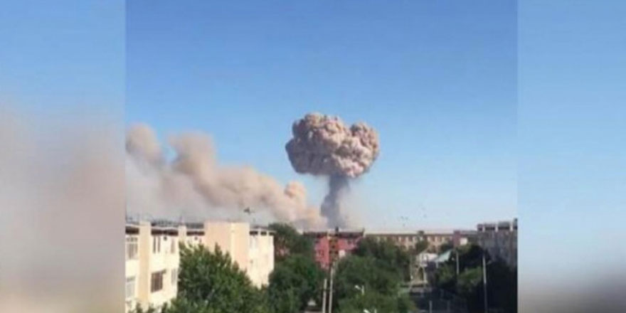 Silah deposunda patlama