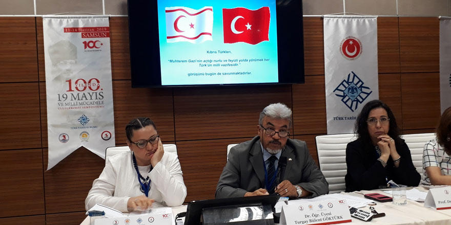 DAÜ ATAUM Başkanı Göktürk, Samsun’da uluslararası milli mücadele sempozyumu’na katıldı