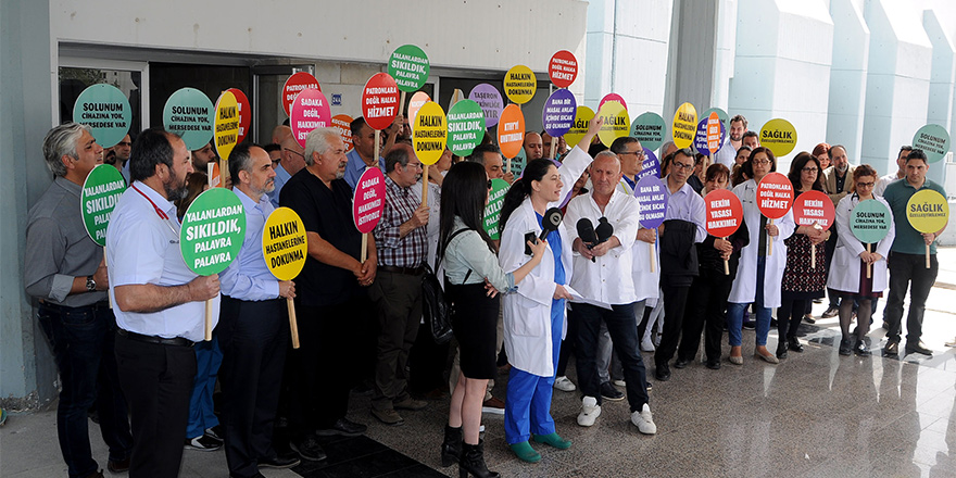 “Girne Akçiçek Hastanesi’ndeki eylem, eksiklikler giderilene kadar kaldırılmayacak”
