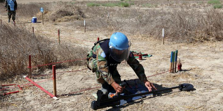 18 bölgede mayın tarama faaliyetleri sürüyor