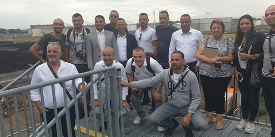 Lapta ve Alsancak belediye başkanları Viyana’da kompost üretim tesislerini inceledi