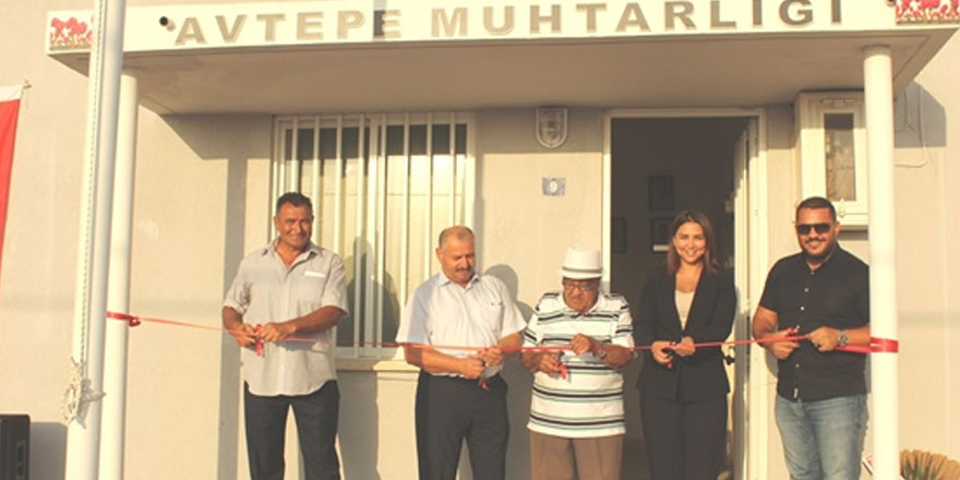 Avtepe muhtarlığı binası hizmete açıldı