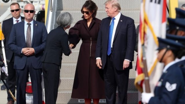 ABD Başkanı Trump Güney Kore'de