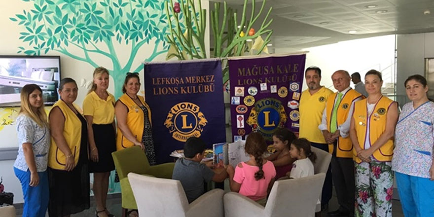 Kale Lions kulüpleri çocuk onkolojisi bölümüne kitap bağışında bulundu