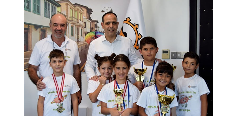 LTB Başkanı Harmancı, KKTC Mental Aritmetik takımı öğrencilerini kabul etti