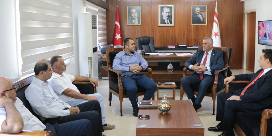 Amcaoğlu, KITSAB heyetini kabul etti