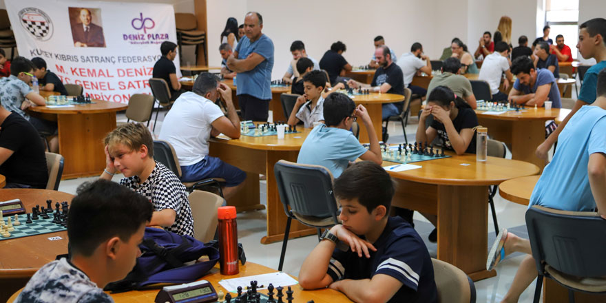 KKSF 2019 M. Kemal Deniz genel satranç şampiyonası başladı