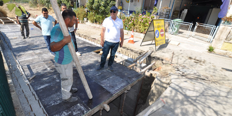 Değirmenlik Saray mahallesi, dere ıslahı, kutu menfez ve istinat duvarları tamamlanıyor!