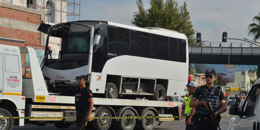 Adana'da polis otobüsüne saldıranların kimlikleri belli oldu