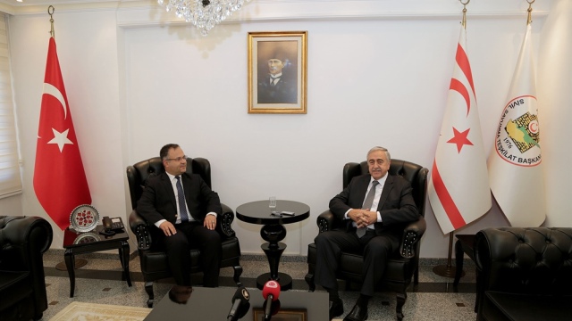 Cumhurbaşkanı Akıncı, Sivil Savunma Teşkilat Başkanı Çelebi’yi ziyaret etti