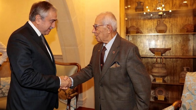 Cumhurbaşkanı Akıncı, Genelkurmay Eski Başkanı İsmail Hakkı Karadayı’yı kabul etti