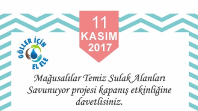 “Mağusalılar temiz sulak alanları savunuyor projesi”