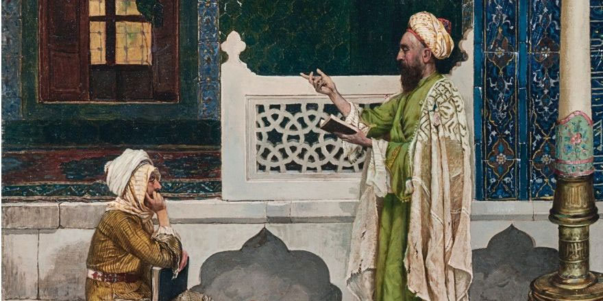 Osman Hamdi Bey’in tablosu 'Yeşil Cami'de Kuran Dersi' açık artırmada 35 milyon TL’ye satıldı