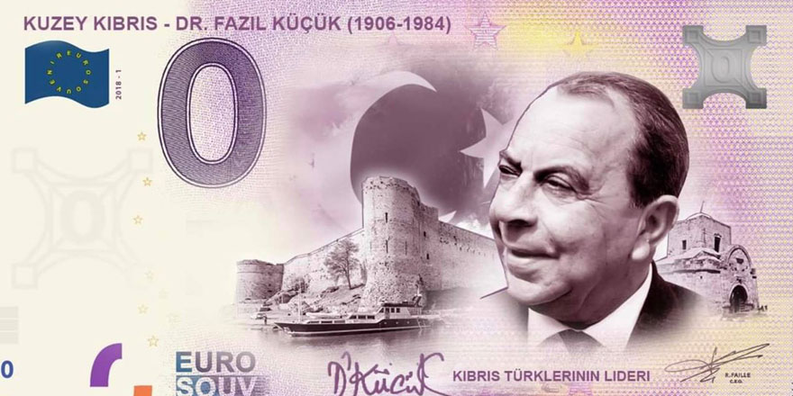 Liderimiz Dr. Fazıl Küçük adına basılan  “0” Euro Anı Parası Cuma günü tanıtılıyor