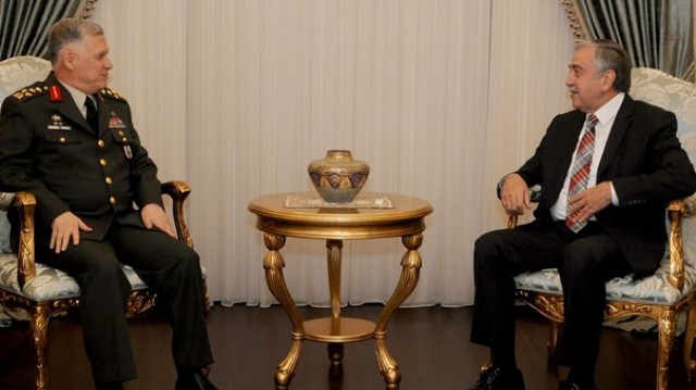 Akıncı, TC Genelkurmay 2. Başkanı Dündar’ı kabul etti