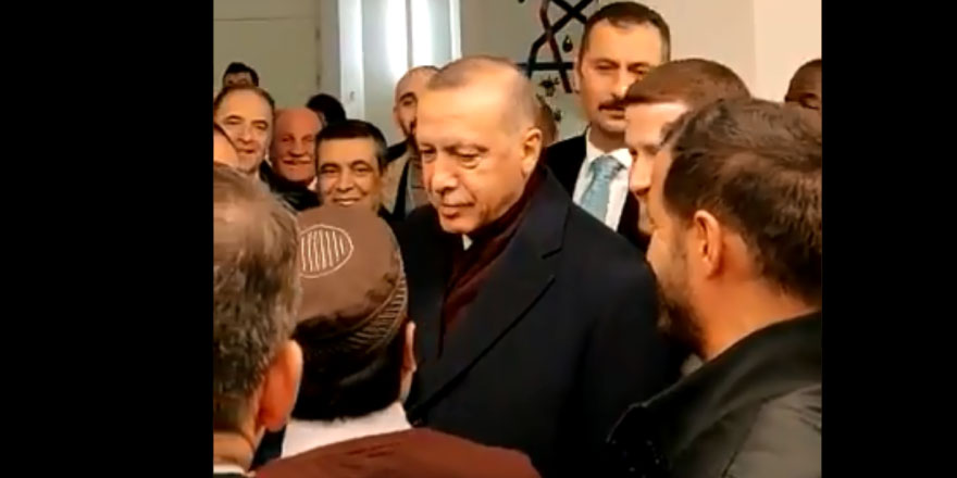 ABD'de bir Müslüman, cami ziyaretindeki Erdoğan'a seslendi: I love you man