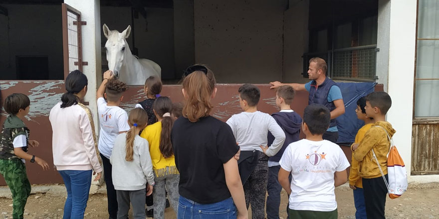 Ağaçları ve Bitkileri Tanıyarak, At Binmenin İnceliklerini Öğrendiler…