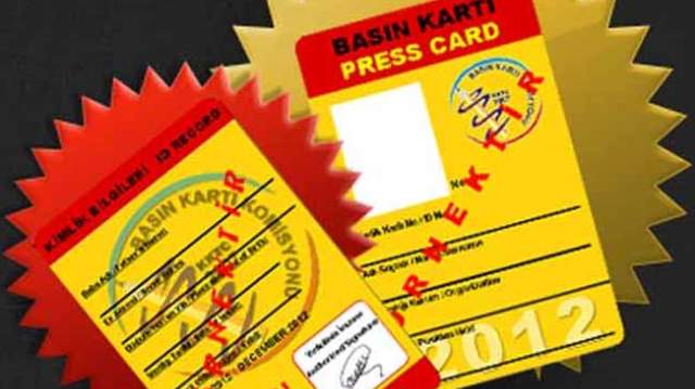 2018 yılı basın kartı başvuruları başladı