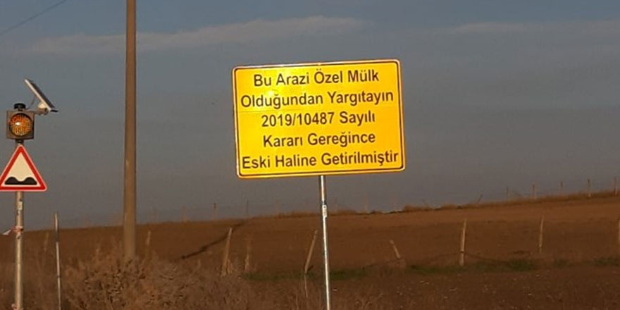 Yol mahkemelik oldu, asfalt söküldü