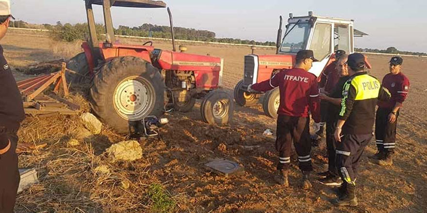 Yine traktör kazası