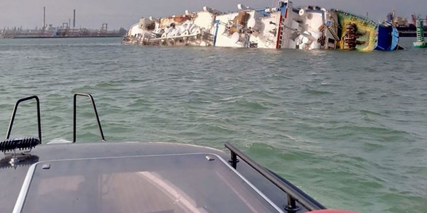 14 bin koyun taşıyan gemi alabora oldu