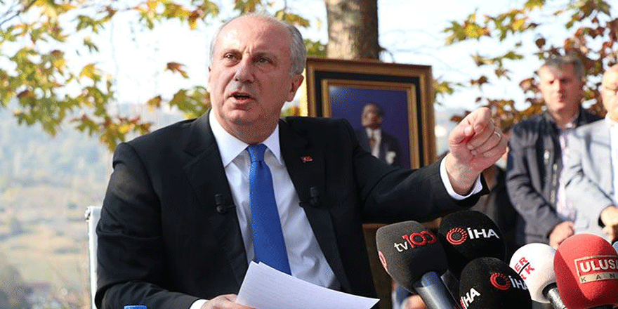 Muharrem İnce, 2 isim hakkında suç duyurusunda bulundu