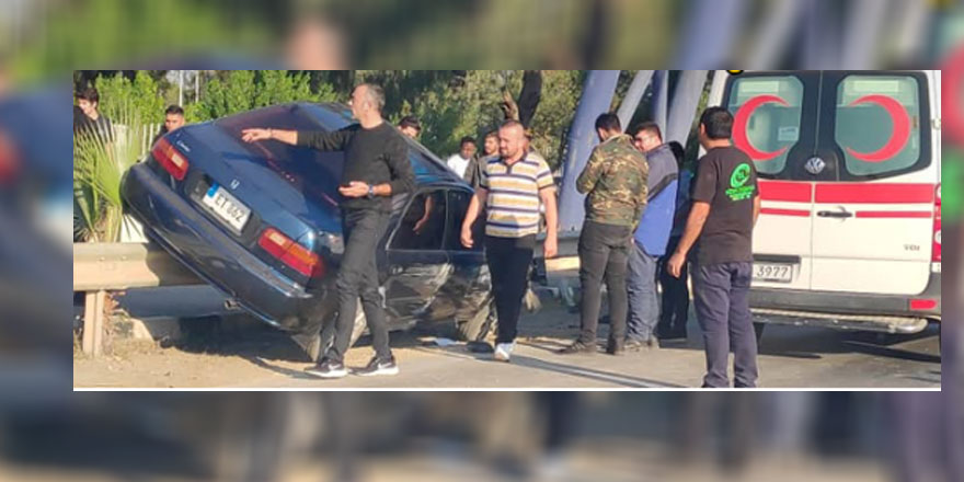 Lefkoşa'da kaza!