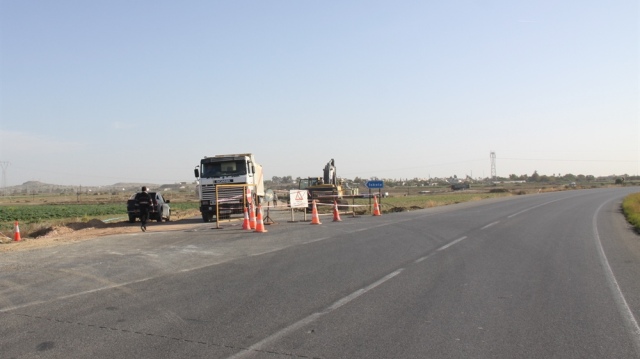 İskele’nin Batı girişi trafiğe kapatıldı