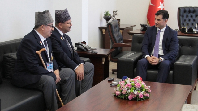 Başbakan Özgürgün, TC Muharip Gaziler Derneği Konya Şubesi Heyetini kabul etti