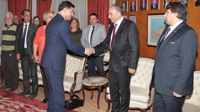 Özgürgün, Türkiye Harp Malulü Gaziler Şehit Dul ve Yetimleri Derneği Heyetini kabul etti