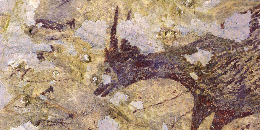 Dünyanın en eski mağara resmi Endonezya'da bulundu