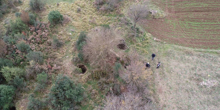 Define avcıları mahalleyi köstebek yuvasına çevirdi