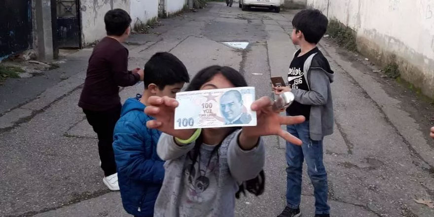 Gizemli yardımsever bu kez Ataşehir'de ortaya çıktı