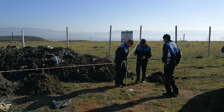 Kırsal alana kimyasal atık döküldü