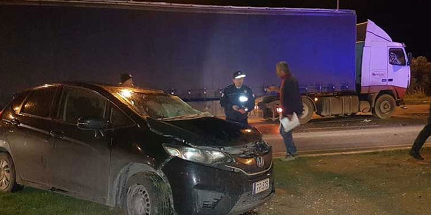 Lefkoşa- Gazimağusa Anayolu kaza