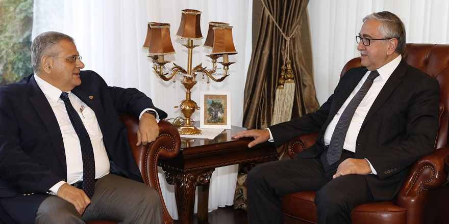 Cumhurbaşkanı Mustafa Akıncı, DAÜ heyetini kabul etti