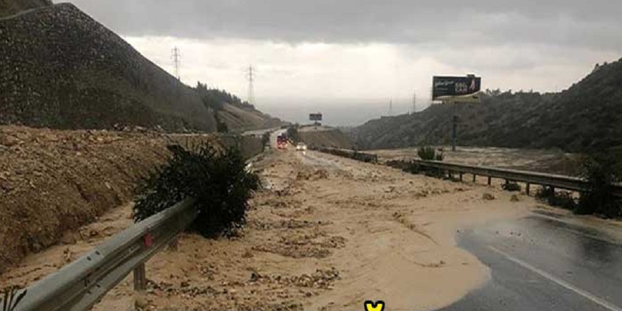 Girne Dağyolu çamur içinde kaldı