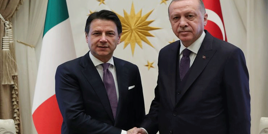 Erdoğan, İtalya Başbakanı Giuseppe Conte’yi kabul etti