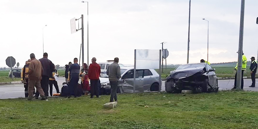 Kazada 3’ü çocuk 7 kişi yaralandı.