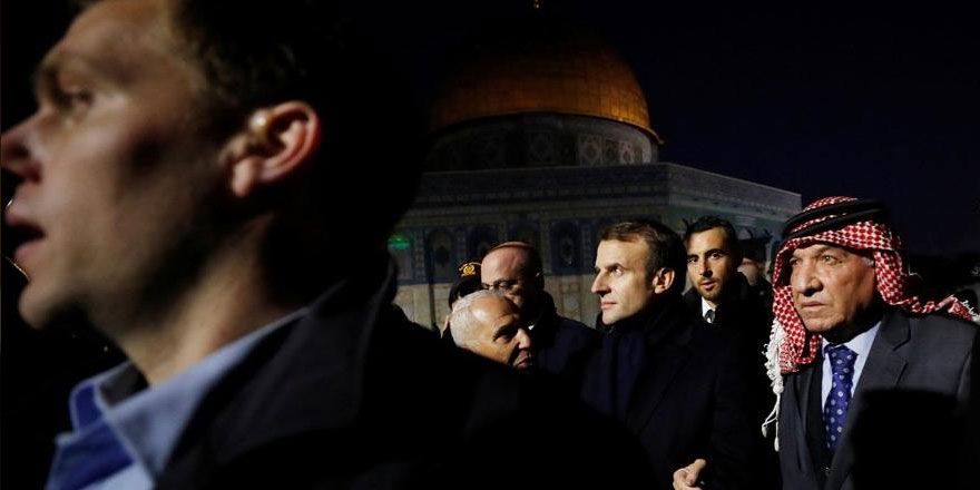 Fransa Cumhurbaşkanı polisle tartıştı