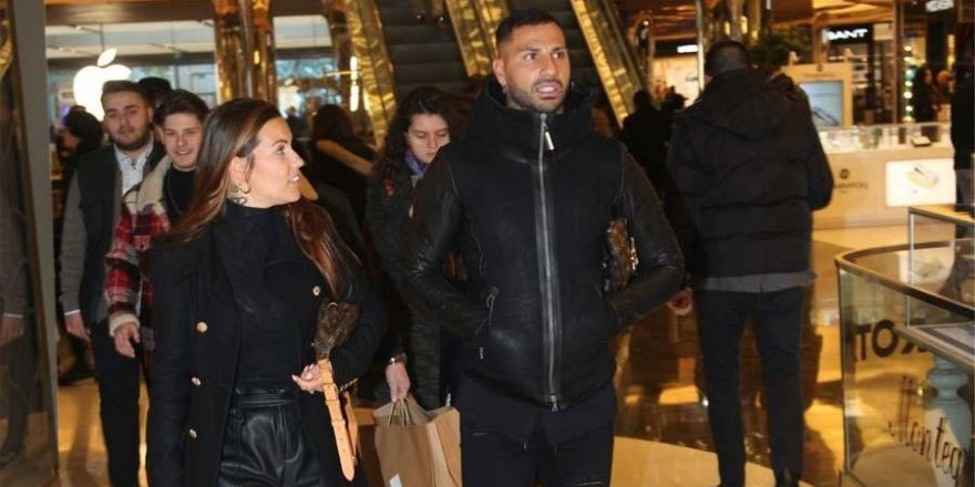 Ricardo Quaresma ve eşi Daphny alışveriş yaptı