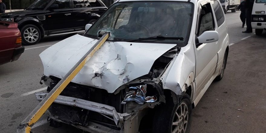 Girne kapısı’nda kaza