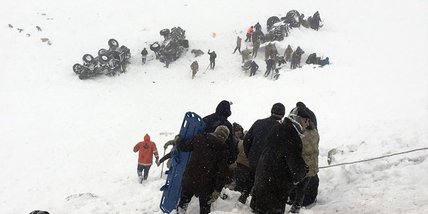 Van'da çığ felaketi: 26 ölü
