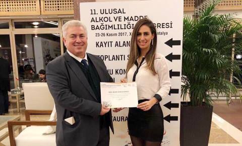 Bağımlılık kongresinde KKTC’ye ödül