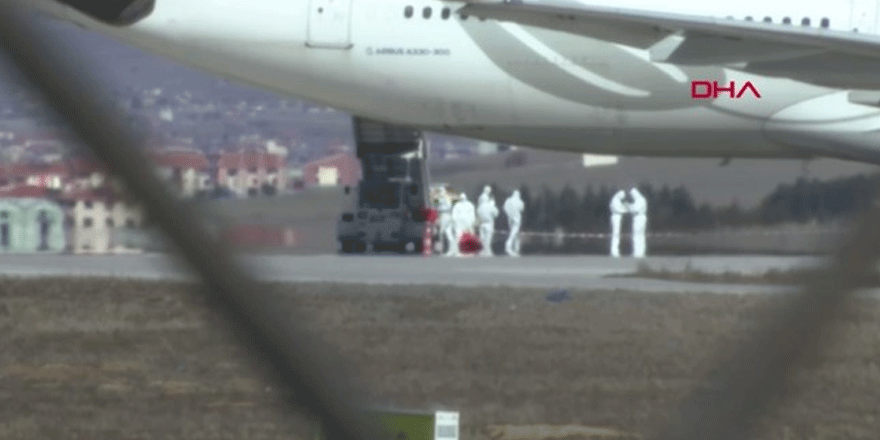 Ankara'da Tahran'dan gelen uçakta corona virüsü alarmı