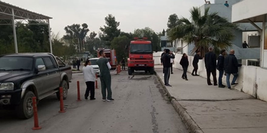 Hastanedeki yangın kontrol altına alındı