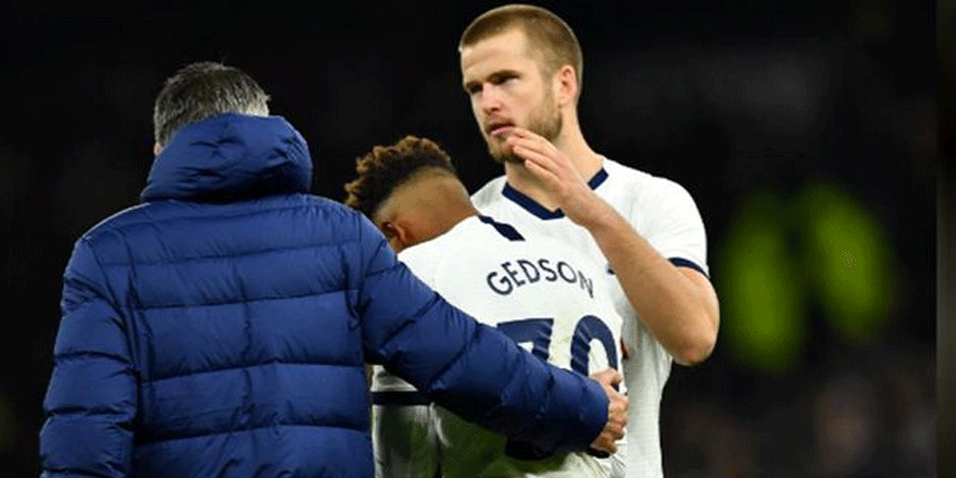 Tottenham'lı Eric Dier ırkçı taraftarı yakalamak için tribüne çıktı
