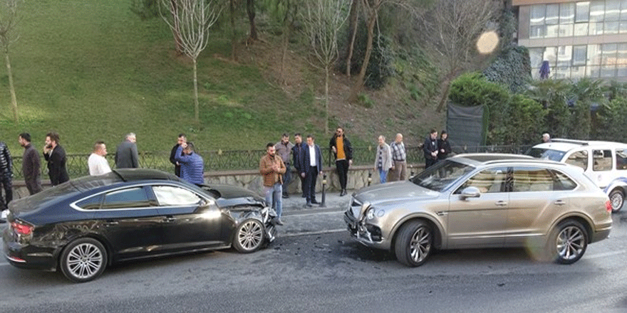 Yeni aldığı otomobille arkadaşının cipine çarptı